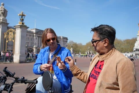 Private London eBike Tour mit echten Artefakten Royal London Tour