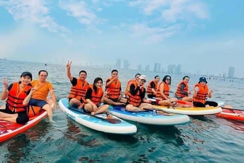 Tour di SUP all'alba e al tramonto di Da Nang
