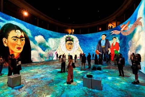 Experiência imersiva Frida Kahlo Uma vida revolucionária