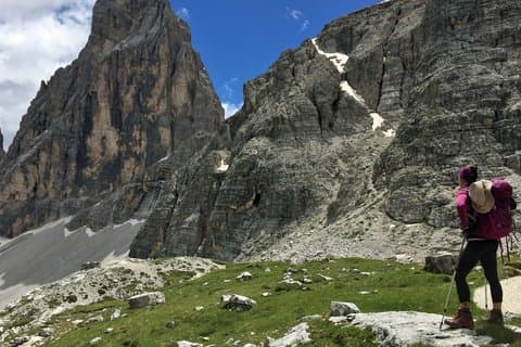 Udforsk de italienske Dolomitter og Verona på vandreture og cykel 11 dage