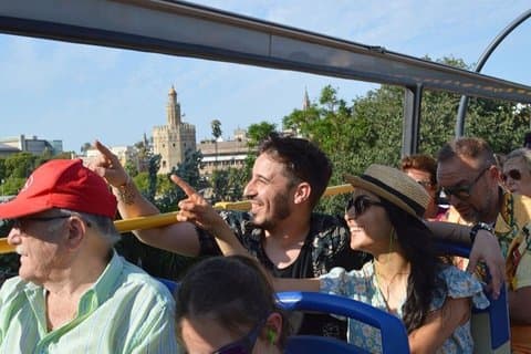 Turistbusstur i Sevilla