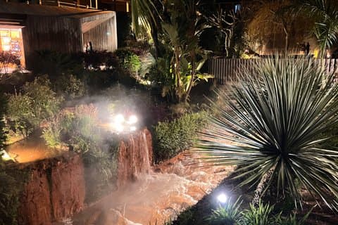 Mystische Furnas bei Nacht : Thermalthermen & Vulkantal