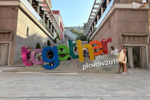 Plovdiv Guided City Tour with Sunset Wine Tasting