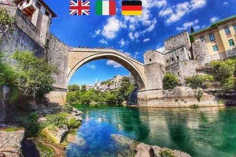 Sunny Herzegovina: Hoteller i nærheden af Mostar, Kravice Waterfalls & 4 Cities Tour