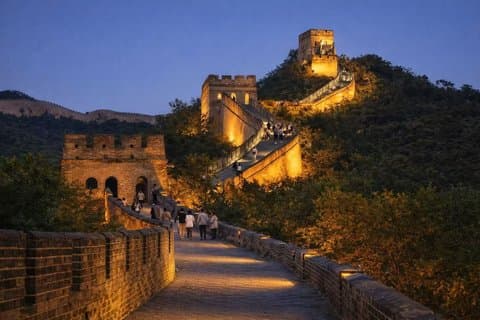 Badaling Night Great Wall Ticket Show et transfert facultatif