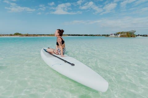 Stand Up Paddleboard Rental in Bacalar Lagoon