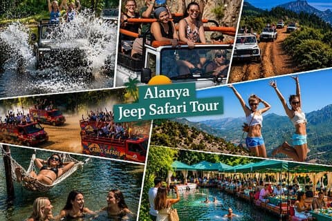 Alanya Jeep Safari Tour : Off-Road with Barbecue Lunch & Transfer