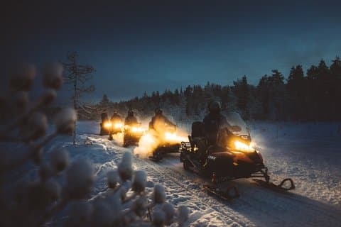 Safári Noturno de Snowmobile, Rovaniemi