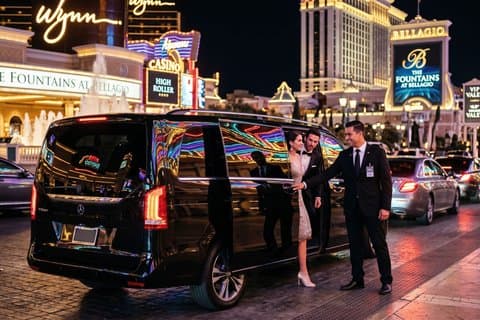 Las Vegas : Transfert privé depuis/vers l'aéroport de LAS Hôtels Strip
