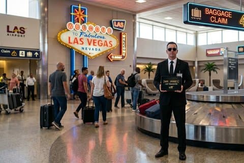 Las Vegas : Privater Transfer vom Las Vegas Stripe zum Flughafen LAS