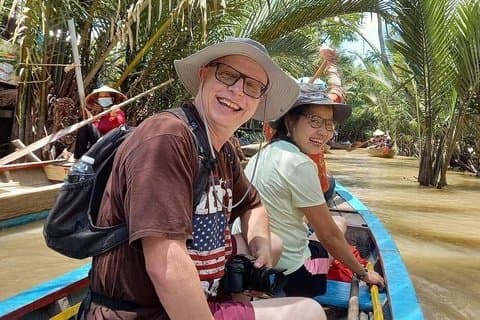 Explorador do Delta do Mekong : 2 - Dia 1 - Night River Experience