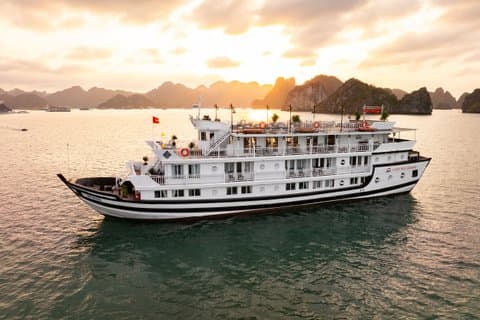 Crucero Boutique por la Bahía de Grand Halong 2días/1noche