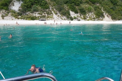 Ionian Sunset Cruise with BBQ and Night Swim