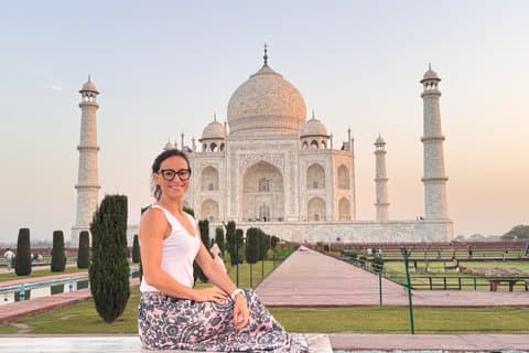 Taj Mahal Sunrise Tour - Fachkundiger Tourleiter & Eintrittskarten