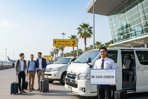 Traslado privado de salida: desde el hotel de Bangkok a los aeropuertos de Bangkok
