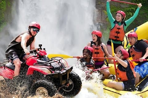 Ultimate Ubud Adventure: ATV Quad Bike og River Rafting