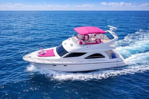 Aluguel de Iate Rosa | 2 Jet Skis | Aluguel de Barcos em Miami | Up 13