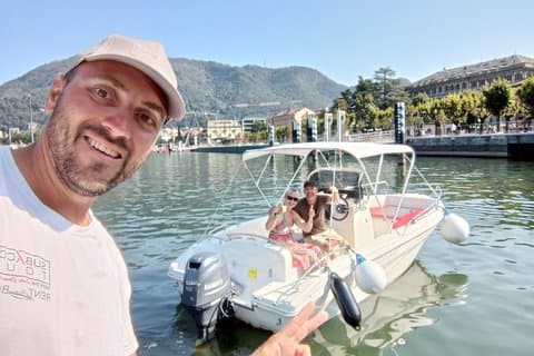 Lake Como Dolce Vita Boat and Vespa Experience
