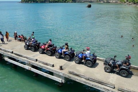 Esperienza in ATV con tesoro nascosto a Canarie St. Lucia
