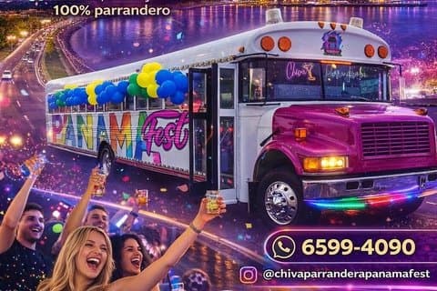 Tour en Autobús Fiesta sobre Ruedas por la Ciudad de Panamá