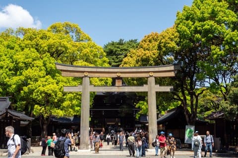 東京明治神宮と神道文化散策ツアー