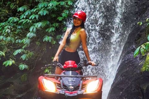 Ubud Bali ATV Kuber Durch Wasserfall & Langer Tunnel