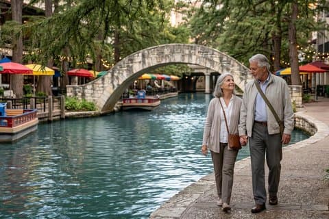 Private Walking Tour in San Antonio Romantic River Heritage