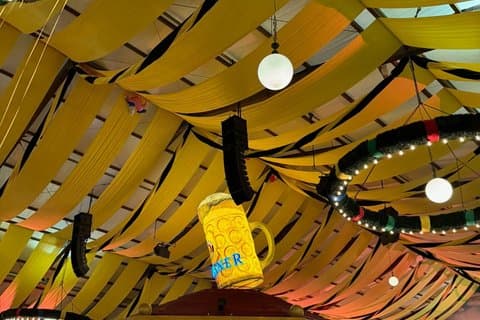 Oktoberfest Table Experience with Beer Food and Local Host