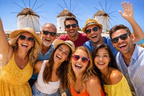 Halbtägige Highlights der Mykonos Tour