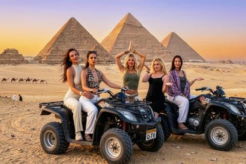 Privat Giza pyramider och fyrhjuling äventyrstur