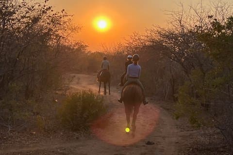 Victoria Falls, un'esperienza da villaggio a cavallo per piccoli gruppi
