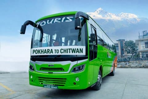 Pokhara à Chitwan Sauraha Tourist Bus Canapé-siège