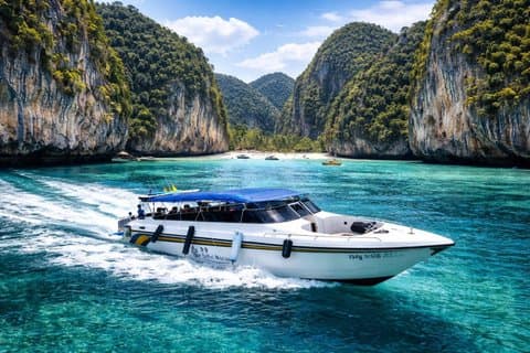Phi Phi Insel nach Phuket Speedboat Transfer