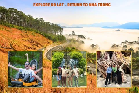 Da Lat nach Nha Trang Tagesausflug : Alpine Coaster & Landschaftliche Highlights