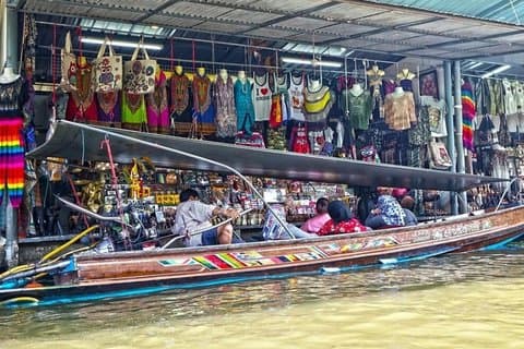 Mercado flotante de Damnern Saduak
