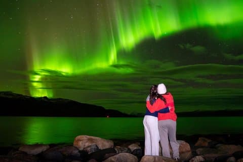 Norrskens norrskenstur i Tromsö