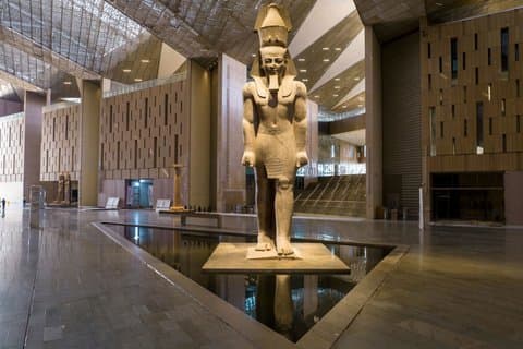 Grand Egypt Museum private tour and Giza Pyramids Sphinx & lunch