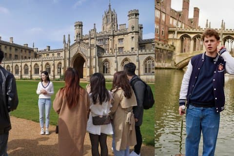 Cambridge Walking and Punting Gemeinsame Kombitour