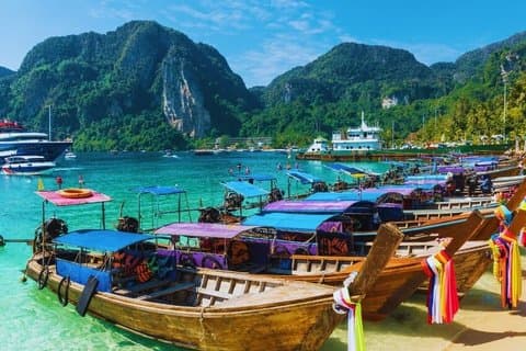 Ilha Phi Phi: Baía Maya e Ilha Khai