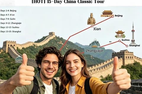 15Tage China Tour BeijingXi‘an–GuilinZhangjiajie–SuzhouShanghai