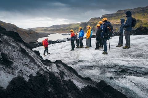 South Coast Waterfalls & Glacier Hike Eventyr fra Reykjavik