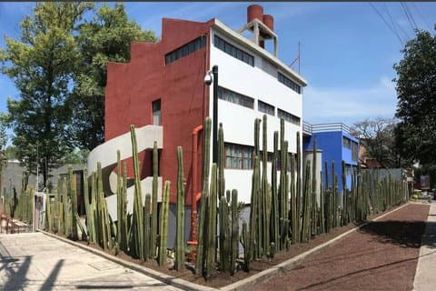 Mexico by Besøk til Frida Kahlo Diego Rivera Studio House