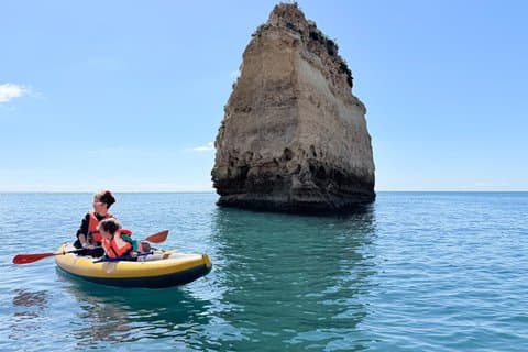 Excursión en kayak Benagil al amanecer y atardecer - Exclusivo para grupos pequeños