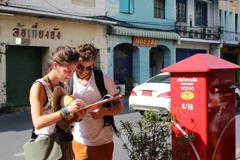 Interaktiv Halvdag Bangkok Escape spil i den gamle bydel
