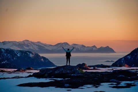 Day Tour_The Aurora Tour - TROMSO-LYNGEN ALPS, lake,fjords,nature