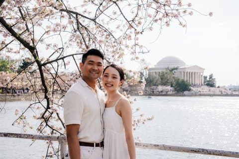 プライベートバケーションフォトグラファーとワシントンDCで撮影
