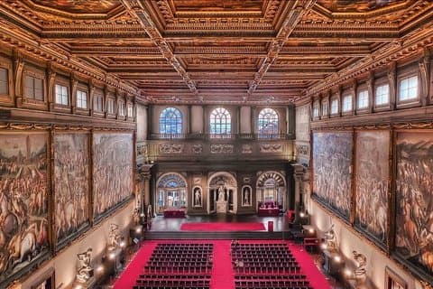 Palazzo Vecchio Florence Privat tur og skjulte rom