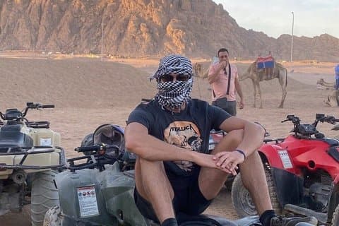 Sharm Desert Adventure: Quad & Camel Ride with Bedouin Night