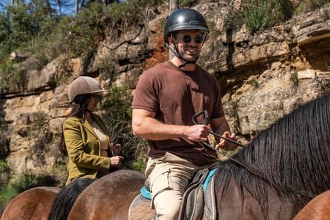 Cavallo privato nel Parco Naturale di Montserrat