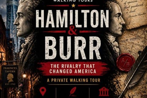 Alexander Hamilton and Aaron Burr NYC Private Walking Tour